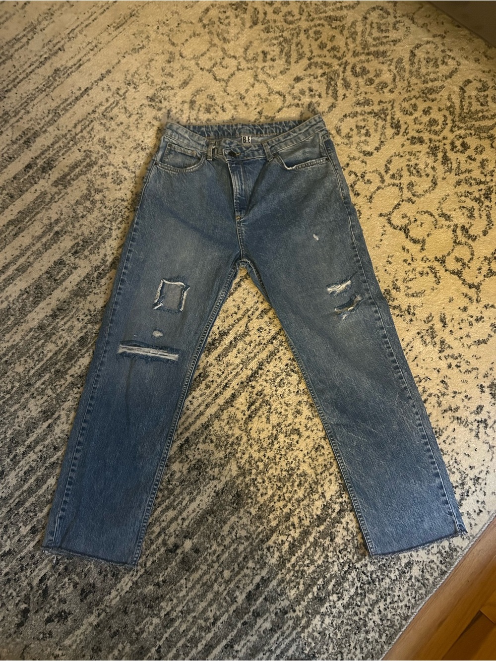 Before Anyone Else (B.A.E.) Distressed Jeans